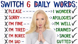 AVOID Repeating These 6 Everyday Words in Daily English Conversation (+ Free PDF & Quiz)