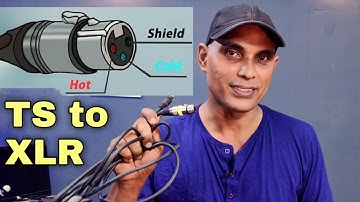 TS or TRS to XLR audio cable എങ്ങനെ കണക്ഷൻ കൊടുക്കാം | Mic cable wiring method