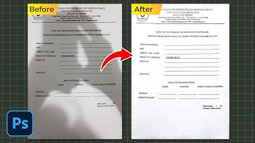 Remove SHADOW from Paper Using Photoshop