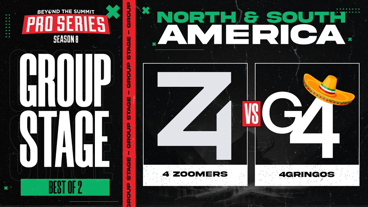 4 Zoomers vs 4 Gringos Game 1 - BTS Pro Series 8 AM: Group Stage w/ Kmart & ET