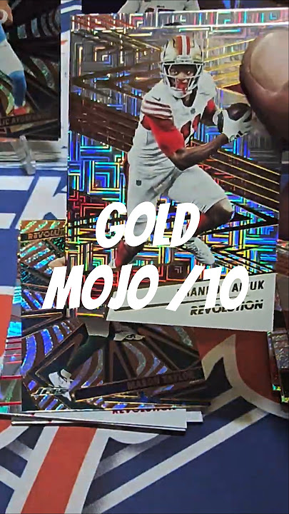 Gold Mojo #/10! 2025 Revolution Football #revolution #footballcards #gold #numberedcards #nfl