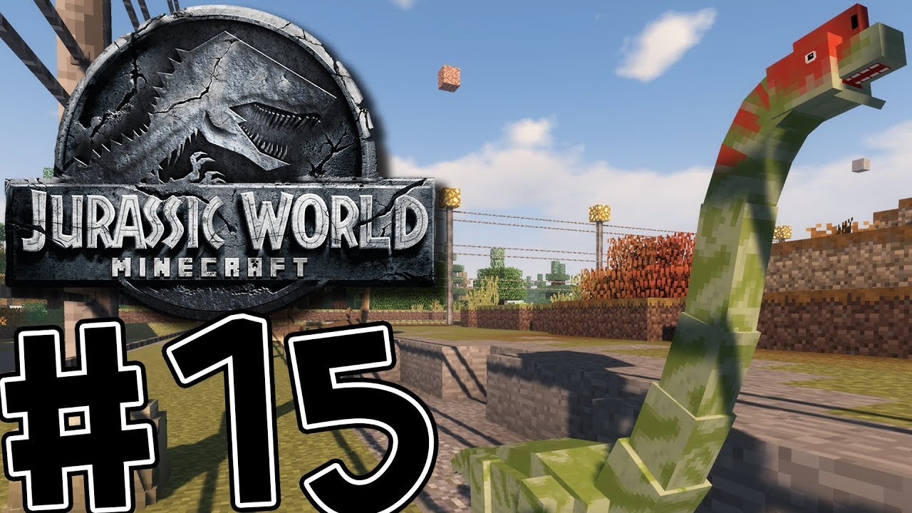 Minecraft Jurassic World: Fallen Kingdom #15 Finishing The 