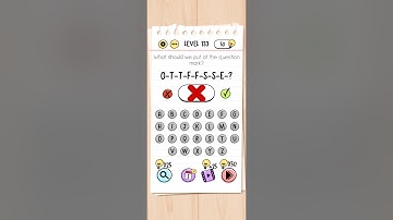 Brain Test Level 133 What should we put at the question mark?