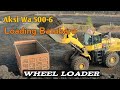 Wheel Loader Komatsu || Wa 500-6 Loading Batubara