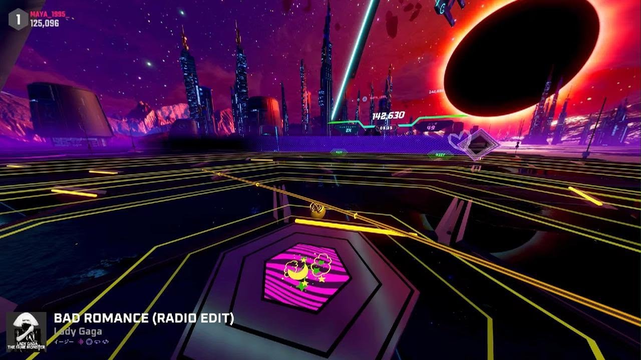 Synth Riders_BAD ROMANCE (Lady Gaga) SPIN WILD 360＋ EASY OUTSTANDING