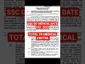 SSC GD MEDICAL DATE OUT 2025 | @ApplyRightt #sscgdmedical2025 #sscgd  #ssc #sscgdmedical