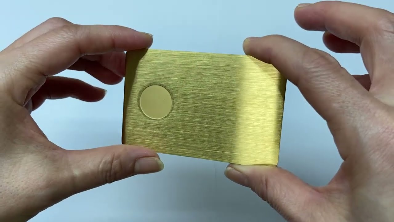 Brush Metal Business Cards l Foison Metal