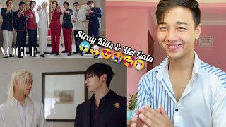 Stray Kids Get Ready for the Met Gala | Last Looks | Vogue | REACTION