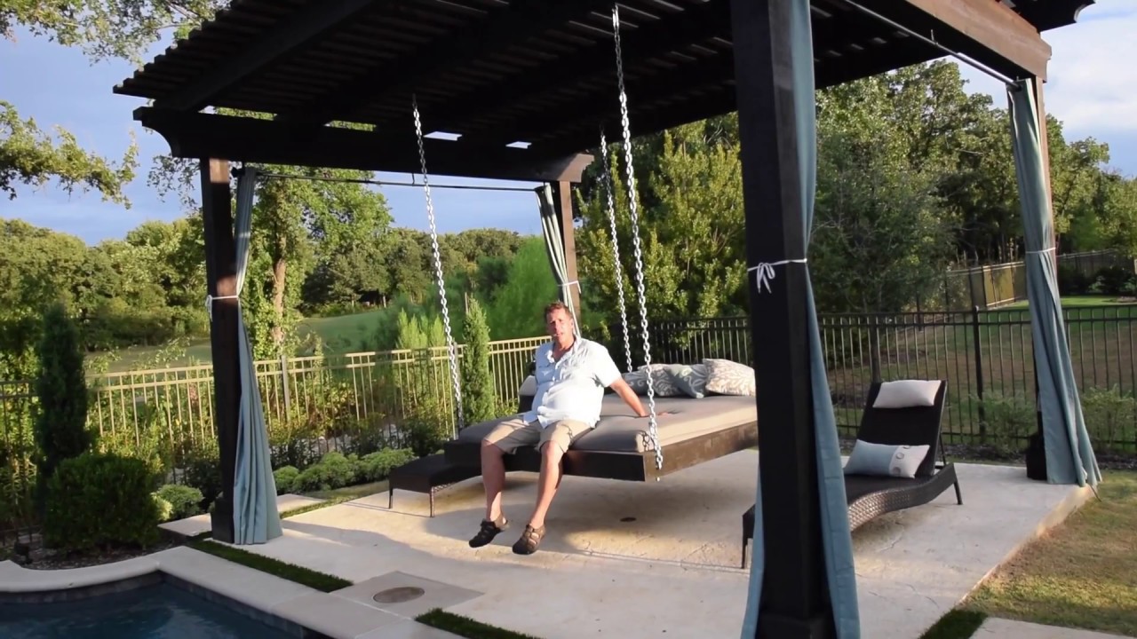 The Ultimate Outdoor Living - The Sofa Bed Swing - YouTube