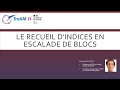 Numrique eps relev et exploitation dindices vido en bloc escalade