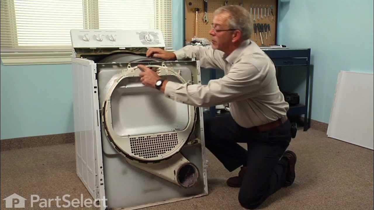 Dryer Repair Replacing the Drum Bearing (GE Part WE3M26) YouTube