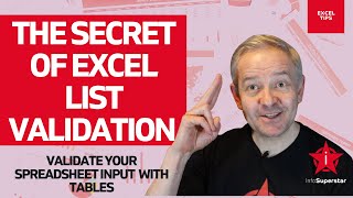 The Secret of Excel List Validation
