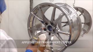 POWDERCOATING WHEELS TRANSPARENT COPPER