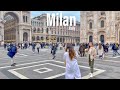 Milan, Italy 🇮🇹 - January 2022- 4K-HDR Walking Tour (▶1 hour)