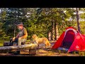 Cali's Camping Trip | Camp and Canoe Alone with My Dog