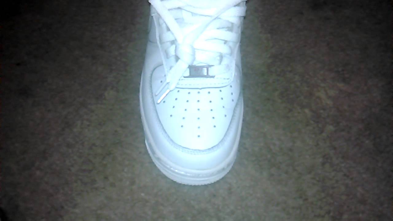 How to clean your white air forces ones 