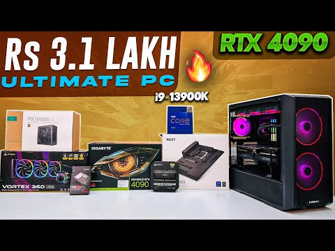 *ULTIMATE* Rs 3.1 Lakh RTX 4090 PC Build 2023 | Intel i9-13900K | Gaming & Editing