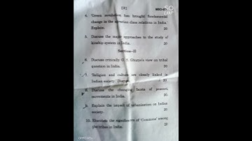 #MSO004 #mso4 #ignou previous year questions # Mso June 2023 # MA Sociology