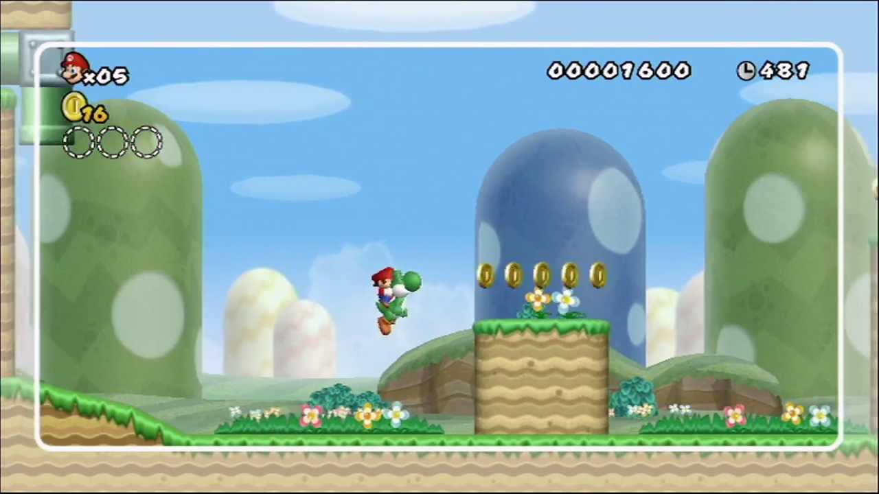 kleinhandel Speciaal Toegepast New Super Mario Bros. Wii - World 1-3 Secret Exit - YouTube