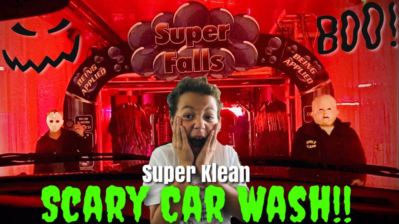 Let’s go to the Haunted Car Wash! Scary Car Wash for Kids! Super