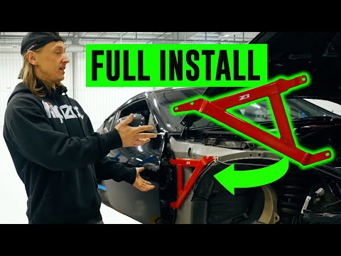 Z1 370Z Fender Brace Install