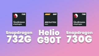 Snapdragon 732G VS 730G VS Helio G90T Comparison - Which Is Best - Hindi