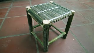 How to make bamboo chair beautiful | Bamboo Furniture making