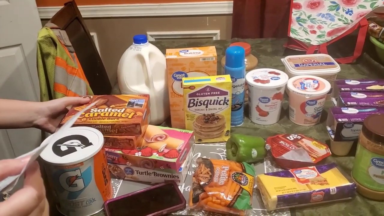 Wal mart Grocery Haul YouTube