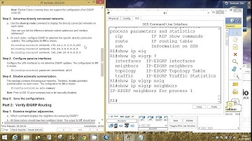 CCNA 3 Packet Tracer Activity 7.2.2.4 solution