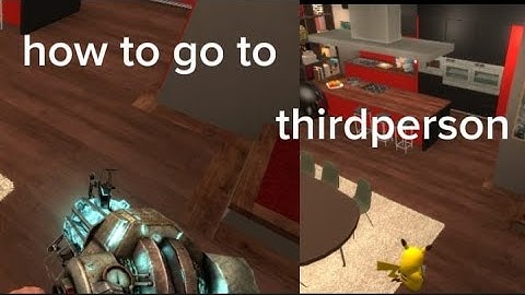 How to go to thirdperson on GMOD