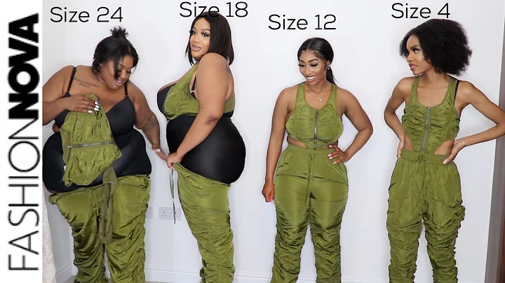 SIZE 4 vs 12 vs 18 vs 24 TRY ON SAME FASHIONNOVA O...