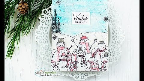 Unity Quick Tip: Snowy Scene with Watercolor Pencils