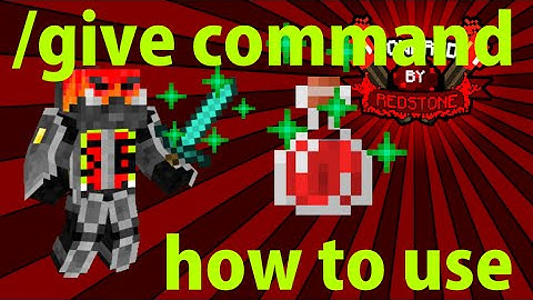 How To Use /Give Command (Attributes, Enchants, CanDestroy, Names and Potions)