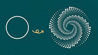 How To Create Spiral Dotted Geometric Shape in Illustrator