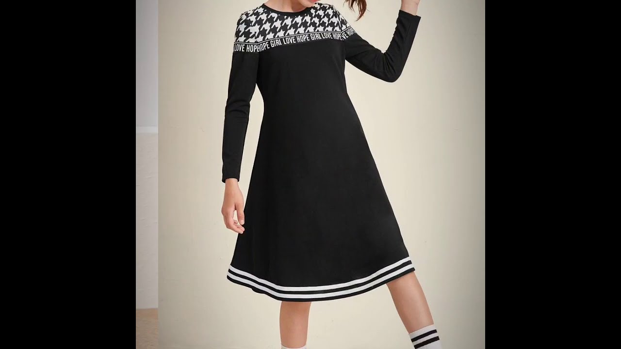 Best 7 to 10 years old girls dresses// simple outfit for eid