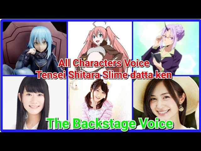 All Characters Japanese Dub Voice Actors, Tensei shitara Slime Datta Ken