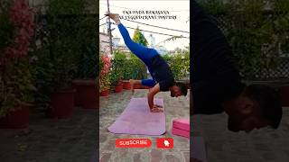 Eka Pada Bakasana (One legged crane posture) | youtubeshorts viral trending youtube shorts