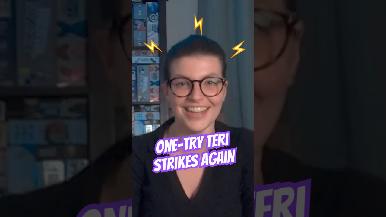 One-Try Teri Strikes Again!