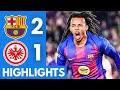 Barcelona Vs Eintracht Frankfurt 2 1 Highlights UEFA Champions League 2025 26