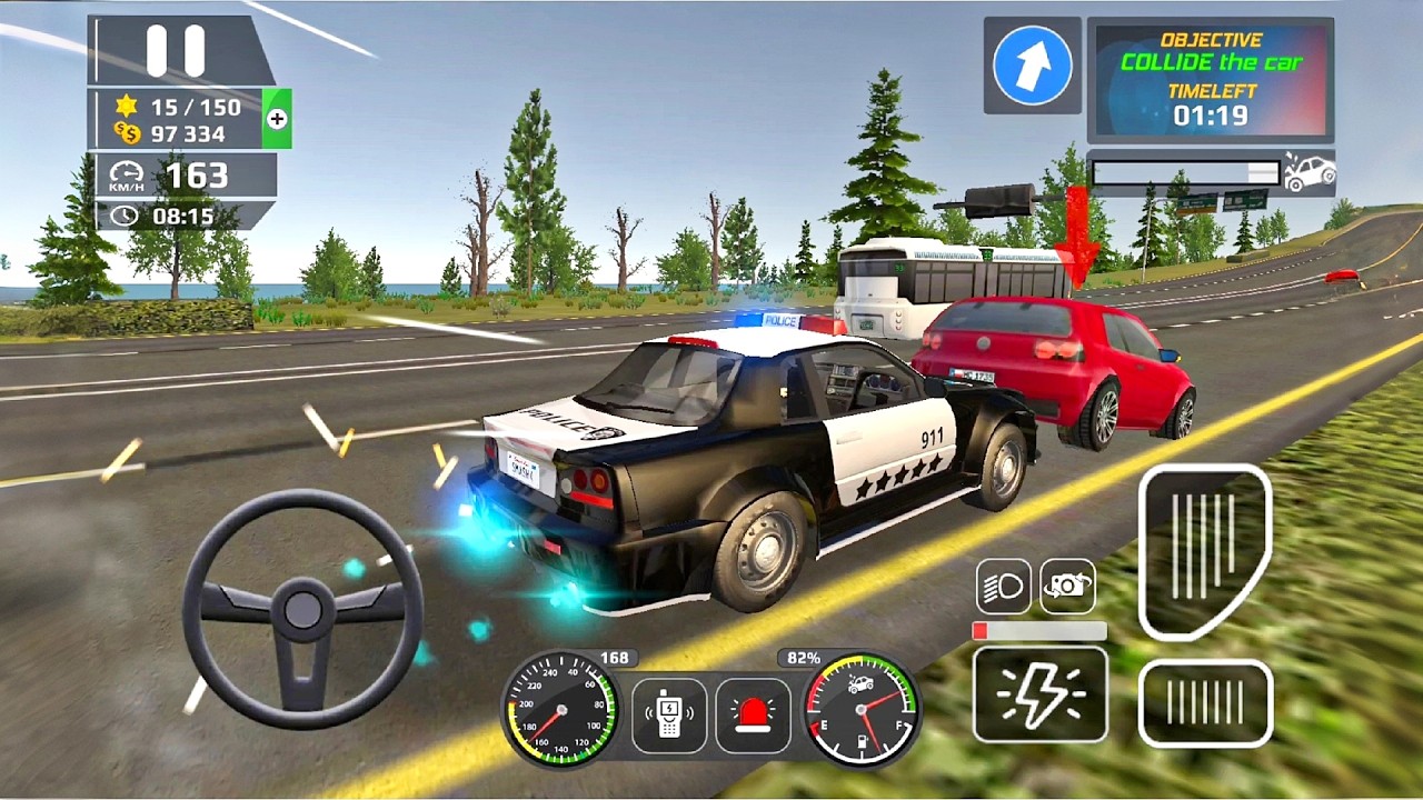 سيارات اطفال شرطة - لعبة سيارات اطفال شرطة - العاب سيارات شرطة اطفال سهلة