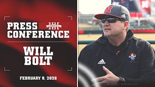 Will Bolt Talks Final Prep for Opening Weekend | Nebraska Baseball Press Conference