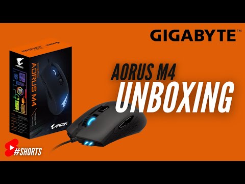 Gigabyte Aorus M4 Gaming Mouse Unboxing! #shorts #aorus