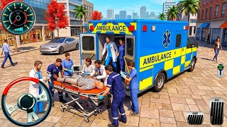 Simulateur de sauvetage en ville en 3D - Conduite d'ambulance d'urgence américaine 911 en 3D - Je... screenshot 2