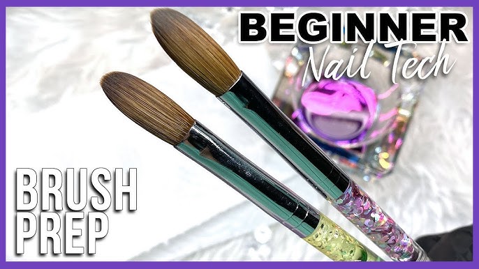How to Keep Your Acrylic Brush Clean All the Time -No Acetone