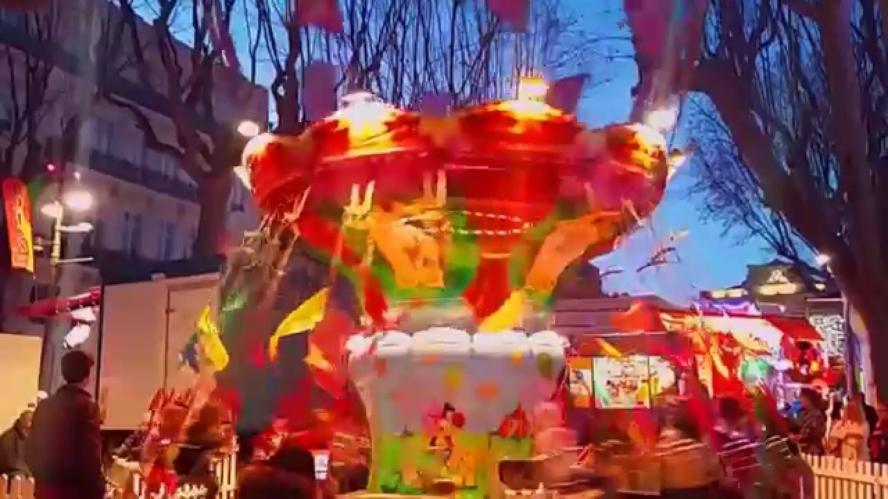 Allée Paul Riquet - Foire aux maneges - janvier 2016 (Beziers)