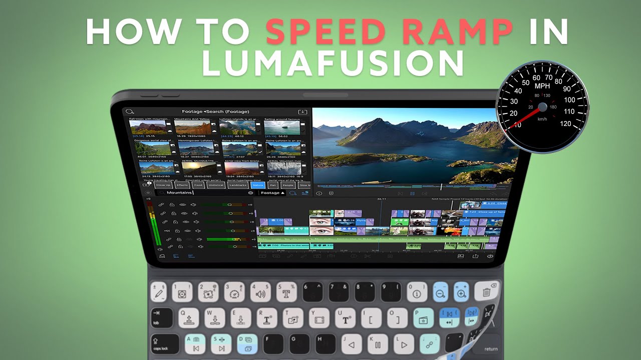 How To Speed Ramp Effect In Lumafusion (How I Do it) - YouTube