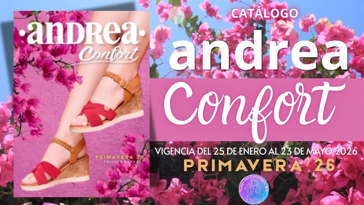😍✨CATÁLOGO ANDREA CONFORT PRIMAVERA 2026 | Camina Cómoda y con Estilo🌷🌸