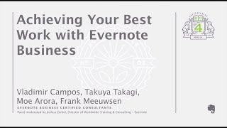 Evernote Conference 2014 | Achieving Your Best Work with Evernote Business