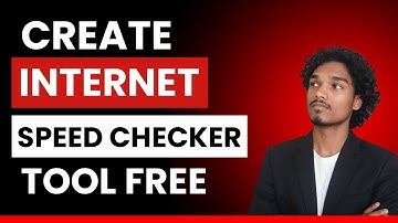 Create Internet Speed Test Checker Tool On Blogger Using AI | Full Tutorials