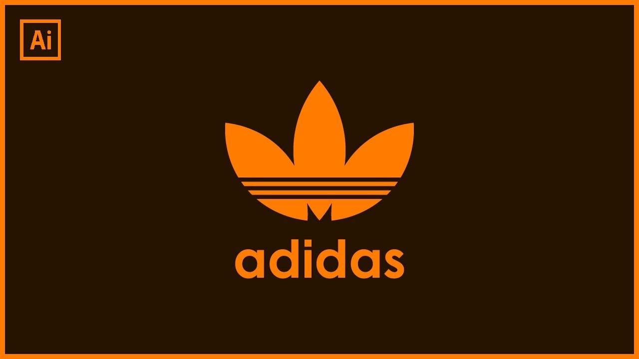 Learn How to Design Adidas Logo in Adobe Illustrator | Nishal Illustration  - YouTube